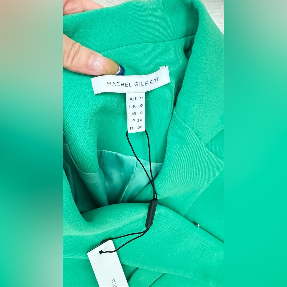 Rachel Gilbert Santiago Jacket Dress in Green - Picture 11 of 16
